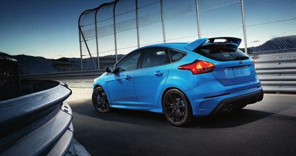 RS Hatchback Equipment Group 600A Includes select SE features, plus: 2.3L EcoBoost I-4 engine with Auto Start-Stop 6-speed manual transmission 3.