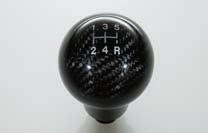 THULE, and 7" machined aluminum wheels with Ebony-painted pockets 2 Carbon fiber gear shift knob 3