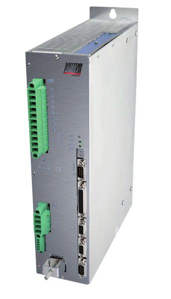 Available either with 230 VAC and 380VAC supply, this drive family