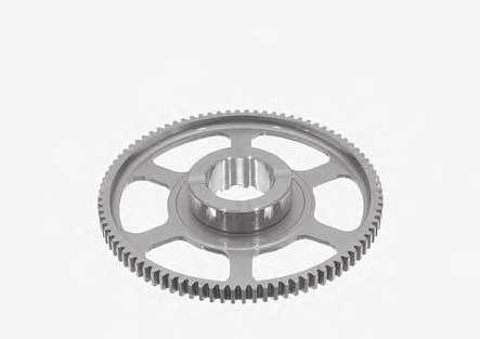 STARTER DRIVEN GEAR Check the one-way clutch sprag contact surface, teeth and sliding surface for wear or damage. Measure the driven gear O.