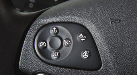 Cruise Control Setting Cruise Control 1. Press the On/Off button. The Cruise Control symbol will illuminate in white on the instrument cluster. 2.