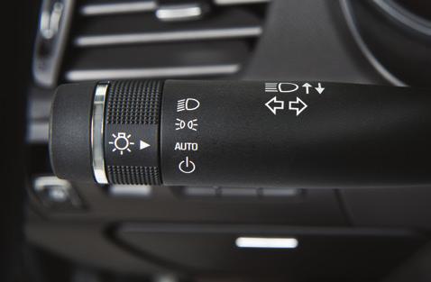 Lighting Automatic Headlamp System Rotate the band to activate the exterior lights.