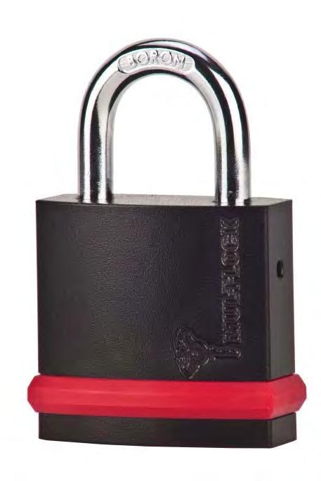 Mul-T-Lock - NE Series Padlocks NE8G CEN 3 Key retained when open