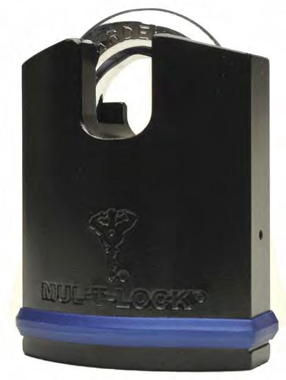Mul-T-Lock - E Series Padlocks E18H CEN 6+ Key retained when open