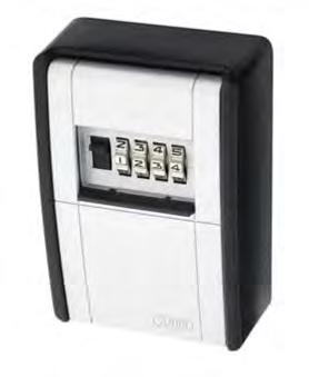 Key Safes Model: Body Height Body Width Body Depth Abus 767 115mm 80mm 43mm Strong sturdy construction Weather resistant