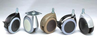 Jilson offers a variety of special casters to create a unique design. Many of our casters can be customized to give you a totally integrated appearance.