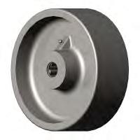 FEATURES CASTER CONCEPTS These cast iron wheels are constructed of premium Class 30 gray iron for maximum load and impact strength.