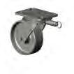 Other series can be ordered with demountable swivel locks where damage to the swivel lock may occur.