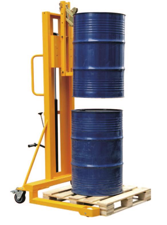The premier name in materials handling Drum Handling WARRIOR Drum Stacker The WRDS350 serves multi purposes, solving 205ltr steel drum handling and storage issues in one.
