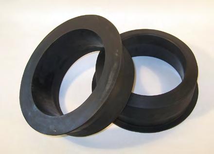 These same materials are incorporated into the elastomer compounding and synthetic materials used in the Series DX sleeves.