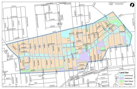 Section 2 - Overview of Existing and Future Conditions 2. Uses and Land Use The Wellington West study area includes a wide range of land uses (See Map 4).