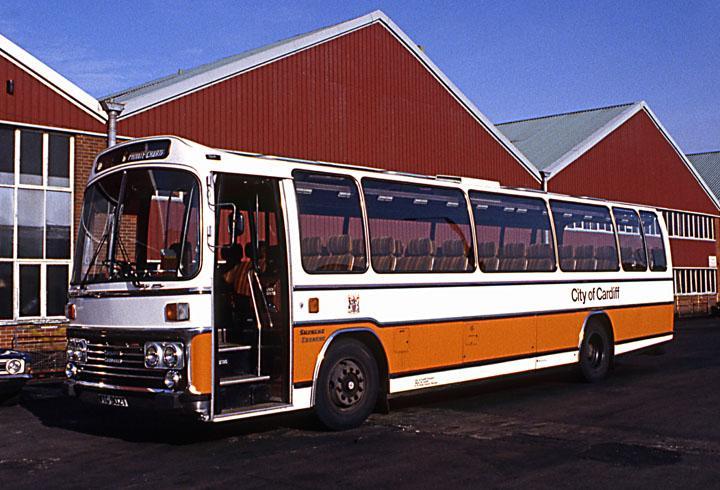 (above) The second post-war coach purchased was this Leyland Leopard PSU3E/4R with Plaxton Supreme Express coachwork.