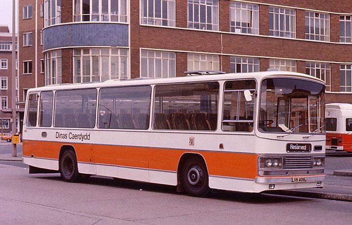 (below) Loaned vehicles will be detailed in a later section of this list, but Willowbrookbodied Leyland Leopard PSU3B/4R 3 (LVK 406L),