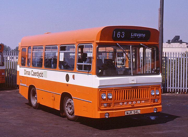 As a Bus Grant vehicle it had to spend some time on stage carriage services, and when photographed on 12 th July 1988 it was running on