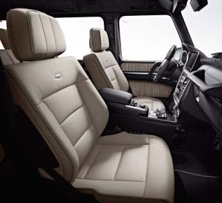 G 550/G 63 Upholstery designo Single-Tone Leather Combinations Optional on G