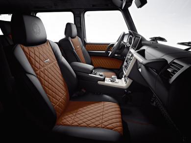 G 63/G 65 Upholstery designo Two-Tone Leather Combinations Optional on G 63 Only with designo leather exclusive package Standard on G 65 553 -