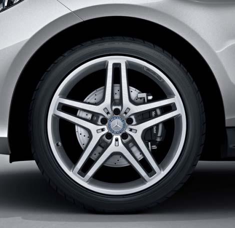 5-Twin-Spoke - Titanium Grey (755) Optional on GLE 550/550e Front: 255/50 Rear: 255/50 All-Season Tires Regardless of the
