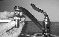 Attach the Diverter Valve directly onto your kitchen faucet. DO NOT OVER-TIGHTEN. 3.