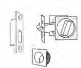 00 Privacy Sliding Cavity Door Set (Square) Fits a 54mm door prep SRL14336 79.
