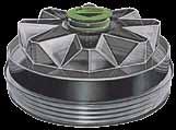 Four new SKF hubcaps are compatible with the Meritor Tire In