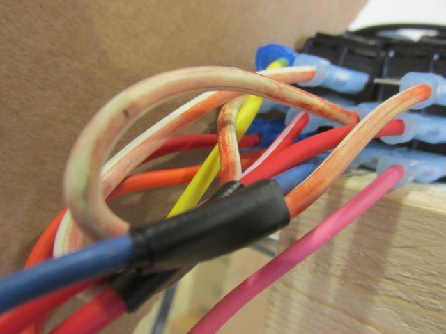 connector on this wire and the spade connector on the short Pink Pink wire wire on Relay #3 harness (Switch Relay #2, Heat, Signal In).