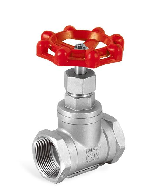 A-650T Class 200 Globe valve, PN16, PSI200 Threaded ends conform to ANSI B 2.