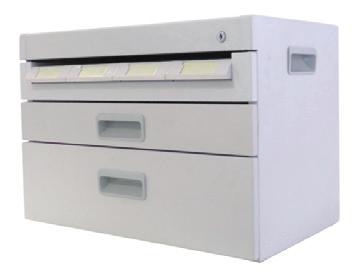 Medication Box MIS-60-MED2-16-AE Rack: 1U drawer x 1, 3U drawer x 1 Weight: 15 kg