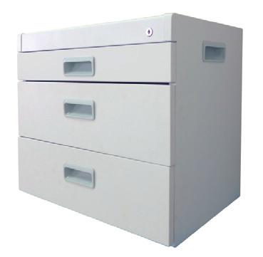 6 lbs) AMIS-60-MED3-12-AE Rack: Medicine Tray x 1, 1U drawer x1, 2U drawer x1