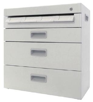 5 kg (32 lbs) AMIS-60-MED5-22-AE 5U Medication Box Rack: 1U drawer x1, 2U drawer