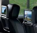 AVAILABLE REAR-seat ENTERTAINMENT SYSTEM 5 Combiig dual frot seatback-mouted moitors with wireless headphoes, this system helps
