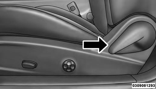 UNDERSTANDING THE FEATURES OF YOUR VEHICLE 99 WARNING! Adjusting a seat while the vehicle is moving is dangerous. The sudden movement of the seat could cause you to lose control.