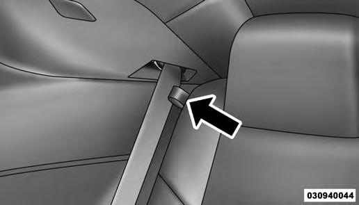 102 UNDERSTANDING THE FEATURES OF YOUR VEHICLE WARNING! (Continued) Do not place items over the top of the Reactive Head Restraint, such as coats, seat covers or portable DVD players.