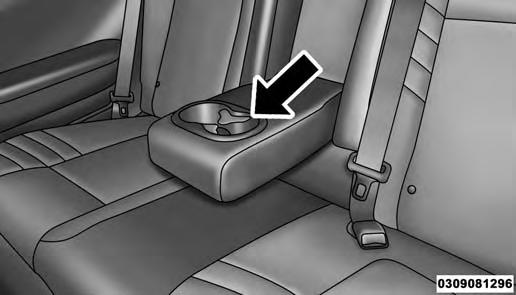 The cupholders are positioned forward in the armrest and side-by-side to provide convenient access to beverage cans or bottles while