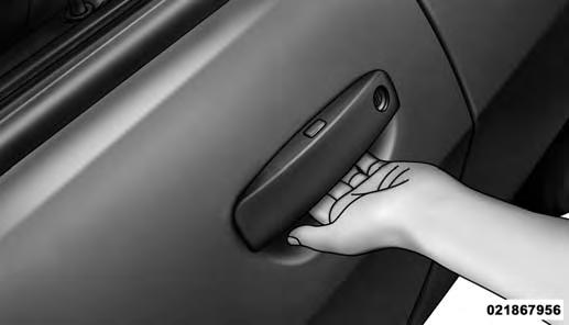 26 THINGS TO KNOW BEFORE STARTING YOUR VEHICLE Grab The Door Handle To Unlock NOTE: If Unlock All Doors 1st Press is programmed all doors will unlock when you grab hold of the front driver s door