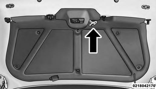 32 THINGS TO KNOW BEFORE STARTING YOUR VEHICLE Trunk Emergency Release As a security measure, a trunk internal emergency release lever is built into the trunk latching mechanism.