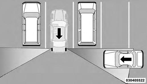 Rear Cross Path If Equipped The Rear Cross Path (RCP) feature is intended to aid the drivers when backing out of parking spaces where their vision of oncoming vehicles may be blocked.