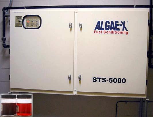 Stage 3: The ALGAE-X Fuel Conditioner reverses the process of fuel/oil deterioration, extends its shelf life and improves system reliability.
