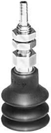 atalog 0802-2/US eatures P Multiple ellows Vacuum ups P Series Vacuum ups 2-1/2 bellows design minimizes contact pressure applied to the product.