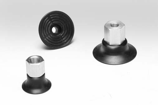 atalog 0802-2/US Ordering Information & imensions POT Vacuum up ssemblies Note: When installing cup assemblies, use a sealant material to secure the assembly and prevent vacuum leakage. Tube I.