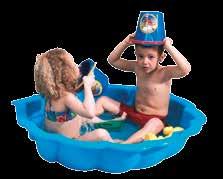 14 15 Sandpits T02231 MAXI SHELL (1 PIECE) Sandpit / paddling pool, consisting of 1 shell.