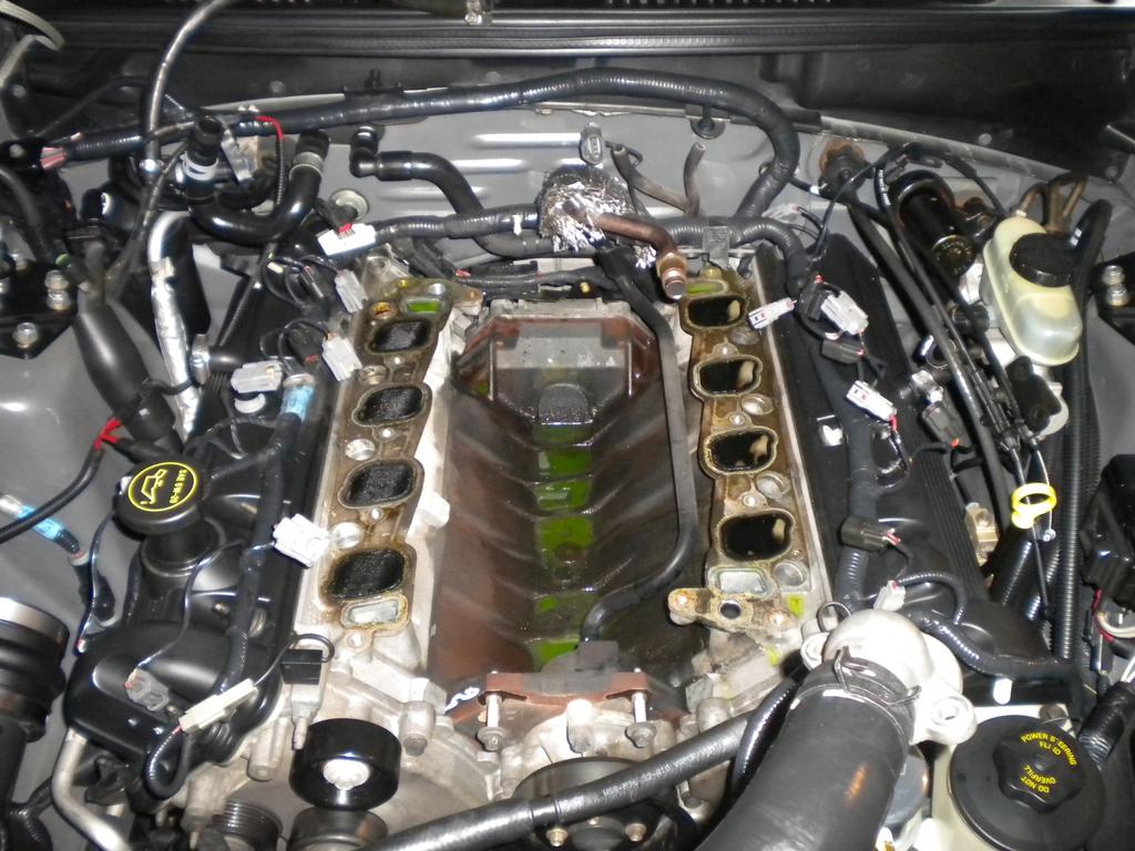 Installation Procedure: 1. The most important part of the installation procedure is properly cleaning the heads where the intake manifold gaskets were.