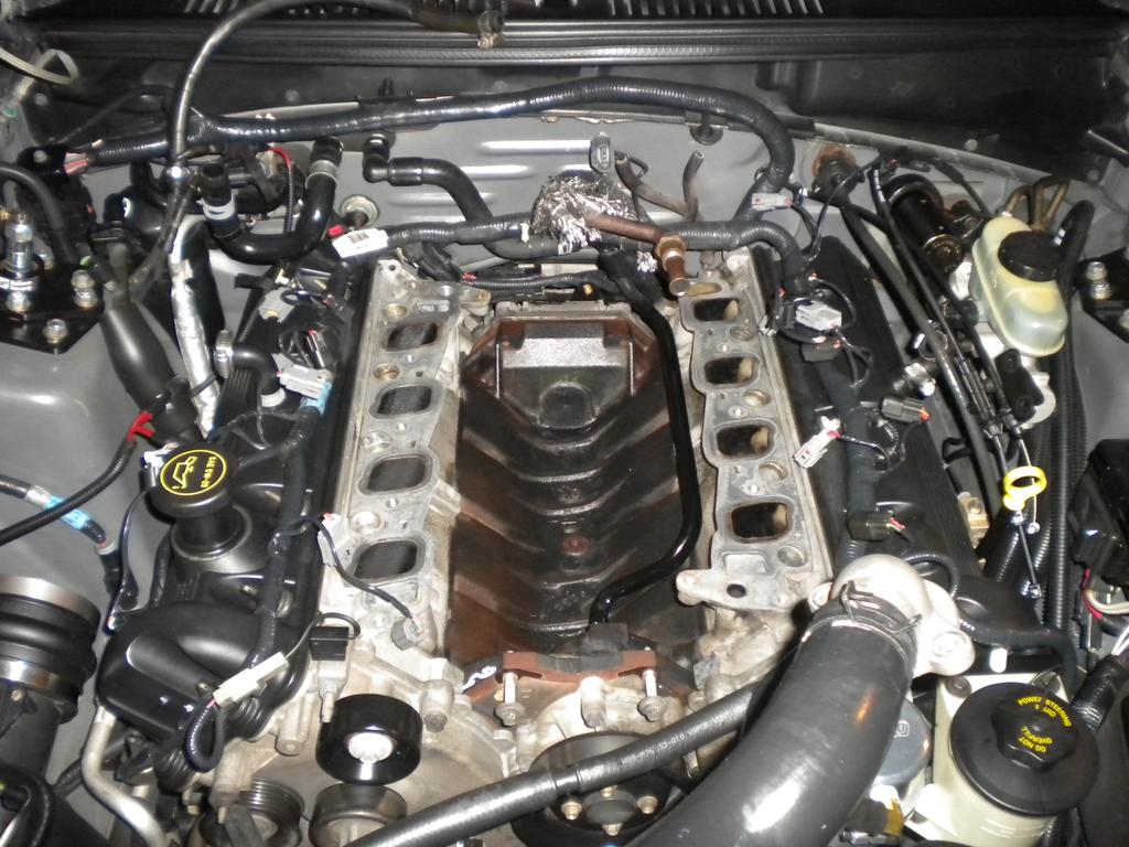 2. Next, it is time to lay down the intake manifold gaskets. Be careful and pay close attention to how they need to go.