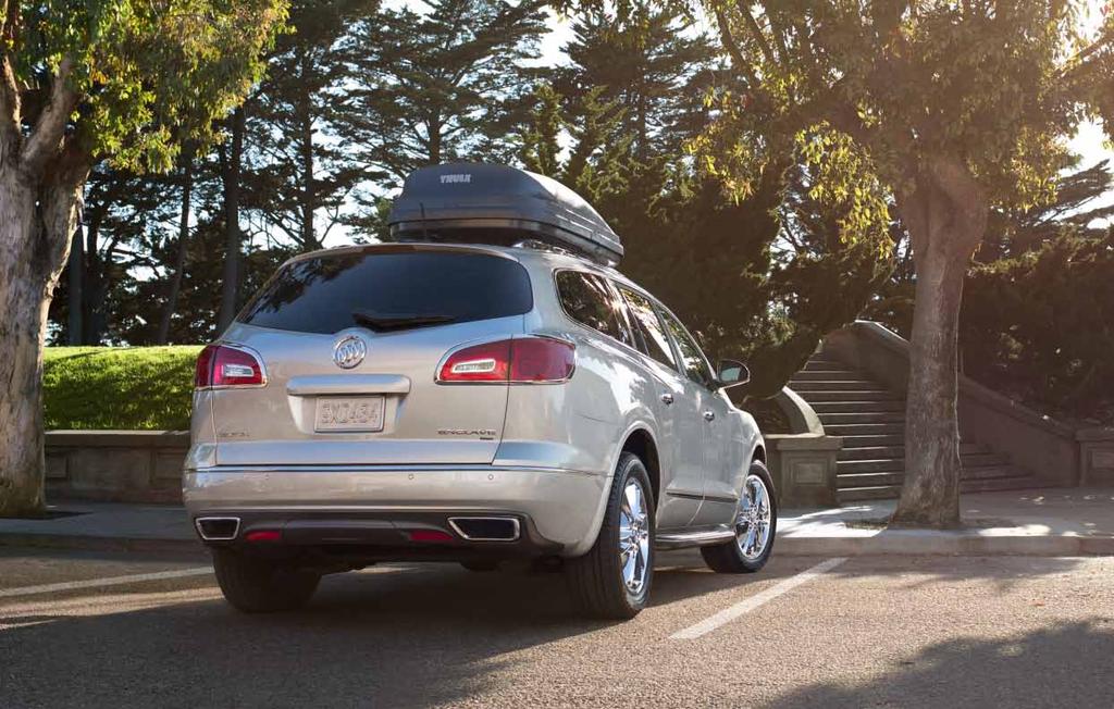 ACCESSoriES MAKE THE MOST OF EVEry JourNEY. Want to add even more style and utility to your Enclave? It s easy, thanks to Buick Accessories.