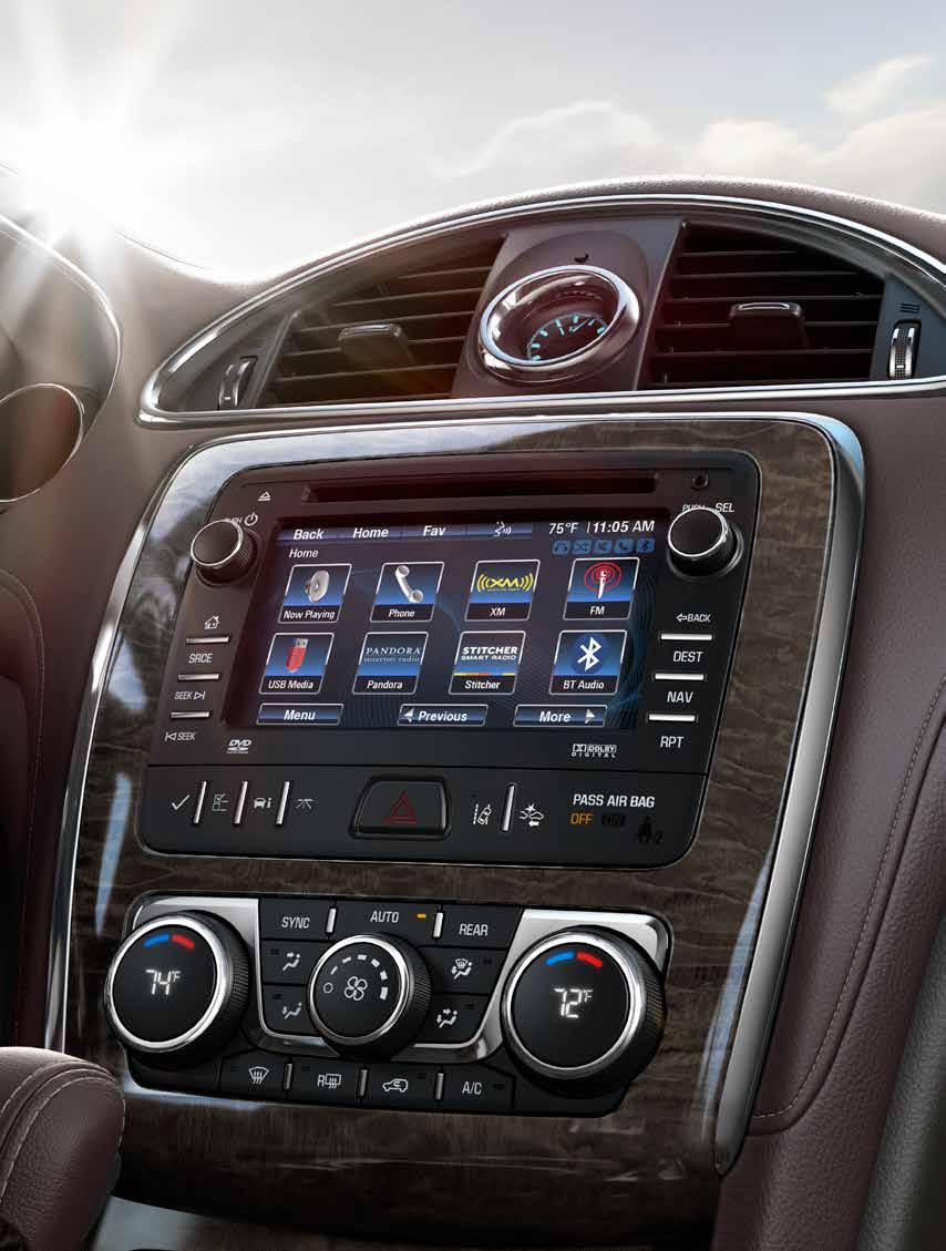 TECHNOLOGY WHEN THE ROAD 09 IS CALLING Use your voice to control the Buick IntelliLink 1 interactive audio system or have the optional Navigation System 2 guide you to what you re looking for.