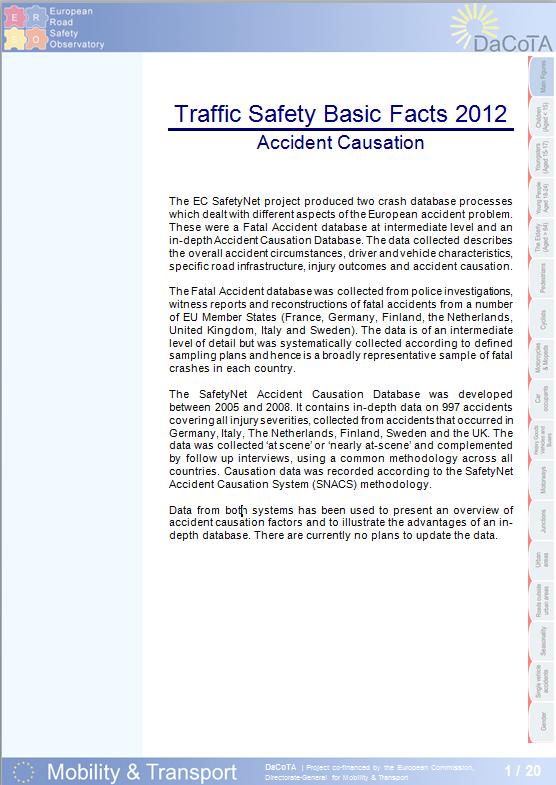 Introduction Why create a causation Basic Fact Sheet?