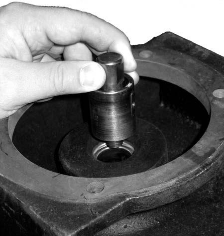 4 If the pump impeller is going to be reused, the primary ring of the seal (16713) should be removed at this time.