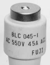 Low Voltage Fuses BLC, CR and CS types Super Rapid Fuses Operating indication Blown fuse indication FUJI Super Rapid Fuses are available in BLC, CR and CS types.