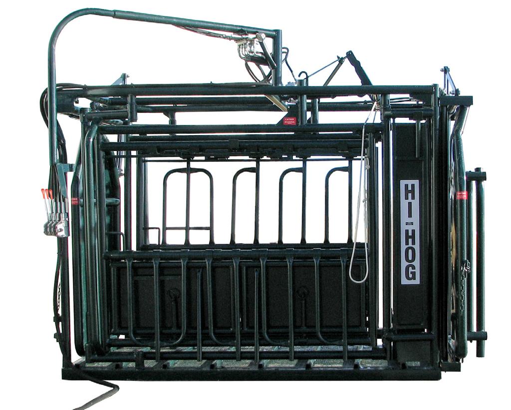 HYDRAULIC SQUEEZE CHUTE Hi-Hog's reliable, low-stress, parallel axis hydraulic
