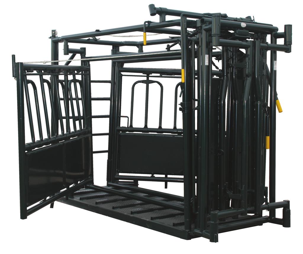 Parallel Axis Squeeze Chute with Neck Extender Item 1551 All gaps are designed to