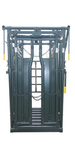 for information on the head gate and neck extender Headgate closed Headgate set